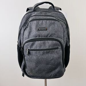 Kenneth Cole Reaction Travelier Multi-Pocket Heather Gray Laptop Backpack